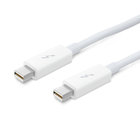 Apple Thunderbolt Cable - 2 m 6.6' cable supports Thunderbolt 10 Gbps / Thunderbolt 2 20 Gbps, MD861LL/A