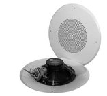 Quam C10X/BU/WS 8" Ceiling Speaker, 25V/70.7V with Stud-Mount Round Baffle
