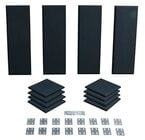Primacoustic LONDON-8 Broadway Acoustical Panels Room Kit with 4 Control Columns, 8 Scatter Blocks