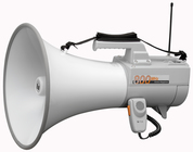 TOA ER-2930W 45W Shoulder Megaphone with Whistle and Wireless Microphone Option, White or Gray