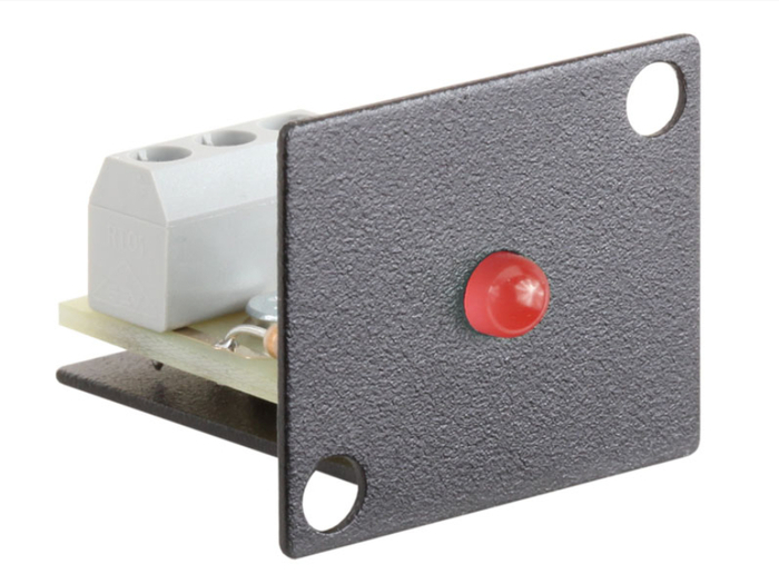 RDL AMS-LEDR LED Indicator, Terminal Block Connections, Red