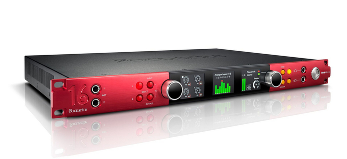 Focusrite Pro Red 16Line 64x64 Thunderbolt 3 / Pro Tools HD Audio Interface With 32x32 Dante I/O