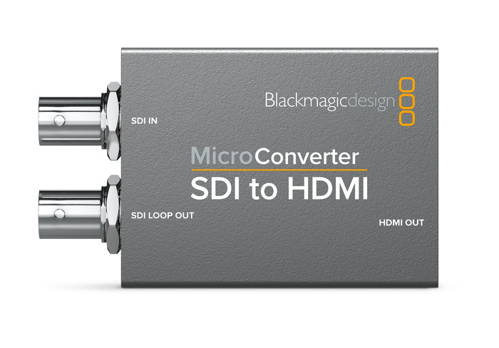 Blackmagic Design CONVCMIC/SH/WPSU SDI To HDMI Micro Converter With Power Supply