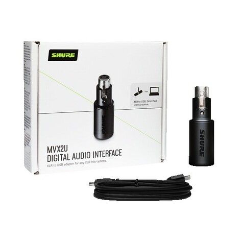 Shure MVX2U XLR-to-USB Digital Audio Interface