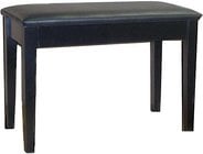 Piano Bench with Underseat Storage, Black