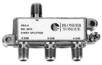 Blonder-Tongue SXRS-3 5-1000 MHz 3-Way In-Line Style Solder Back Splitter