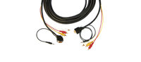 15-pin HD, 3.5mm Stereo Audio & 3 RCA Hydra Multi-Head Plenum Cable, 35ft