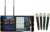 Wireless PA System, 4 Ch