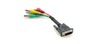 Kramer ADC-DMA/5BF-1 DVI-A to 5 BNC, Male to Female Adapter Cable (1')
