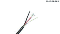 Liberty AV 22-1P-EZ-BLK Qwikstrip 22/1P Broadcast Audio Cable, 1000ft Reel