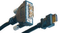 Liberty AV E-HD-DVI-01  1 Meter HDMI "A" to DVI-D Male CL2 Cable