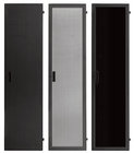 Lowell LFD-12 Solid Front Door for 12 Unit Racks, Locking, Black