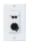 Lowell RPSW-KP  Maintained SPST Key Switch, 1 Status LED, Single Gange, White