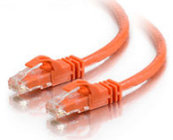 Cables To Go 27813  10' Cat6 550MHz Snagless Patch Cable, Orange
