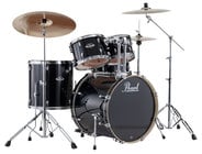 Pearl Drums EXX705-31 EXX Export Series 5-Piece Drum Kit with Hardware in Jet Black Finish