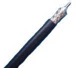 Liberty AV RG58-CMR-BLK  1000' Microwave and Wireless RF195 RG58 Solid Dual Shield Cable