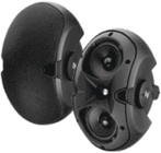 Electro-Voice EVID 4.2T Pair of 2-Way Twin 4" Woofer and 1" Tweeter, Black