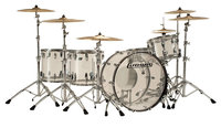 Ludwig L8264LX38 Vistalite "Zep Set" 5 Piece Shell Pack in Clear