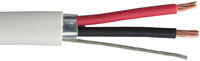 Liberty AV 18-2C-PSH-WHT  1000 ft. of Commercial-Grade General Purpose 18 AWG 2-Conductor Plenum Shielded Cable in White