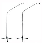 7' Hypercardioid FlexWand Mic System, Matched Pair withTripod Bases, Black