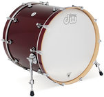 DW DDLG1822KKCS 18" x 22" Design Series Bass Drum in Cherry Stain Finish