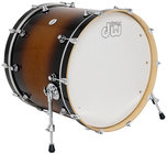 DW DDLG1822KKTB 18" x 22" Design Series Bass Drum in Tobacco Burst Finish