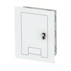 FSR WB-X1-CVR-WHT Locking Cover in White with Cable Exit for WB-X1 Back Boxes