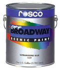 Rosco Off Broadway Scenic Paint 1 Gallon of Bright Red Vinyl Acrylic Paint