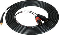 Sescom SES-IPOD-XLRM15  15' 3.5mm TRS-M to Dual XLR-M Cable