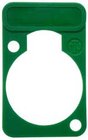 Neutrik DSS-GREEN Green Lettering Plate for D Connectors
