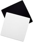 Ten Silk Metal Ceiling Tiles in White