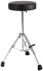 Gibraltar GGS10T 27” H Fixed Height Drum Throne with Round Seat, Tripod Legs and Footrest