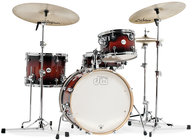 DW DDLG2004TB Frequent Flyer Design Series 4-Piece Shell Pack in Tobacco Burst