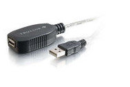 Cables To Go 39000  39' USB 2.0 A Male to A Female Active Extension Cable