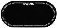 Evans EQPB2  Black Nylon Bass Drum Patch for Double Kick Pedals