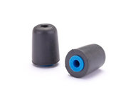 10-Pack of True-Fit Foam Earbud Tips with Blue Attachment Ring