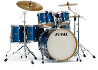 5-Piece Silverstar Shell Pack with Hardware in Indigo Sparkle