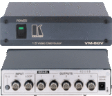 1x5 composite BNC Distribution Amplifier