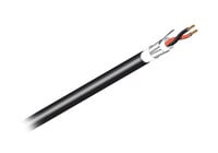 West Penn AQ293BK1000 1000' 18AWG 2-Conductor Shielded Aquaseal Plenum Cable for Fire Alarm