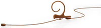 d:fine Cardioid Earset Mic with 120mm Boom Arm and TA5F Connector, Brown