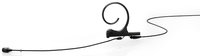 d:fine Single Ear Omnidirectional Headset Microphone with Screw-On TA4F Connector and 110mm Long Boom Arm, Black