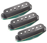 Fishman PRF-STR-BK3 Fluence Single-Width for Strat 3-Pack of Single-Coil Electric Guitar Pickups in Black