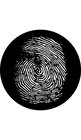 Rosco 76614 Steel Gobo, Fingerprint