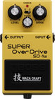 Boss SD-1W Waza Craft Special Edition Super Overdrive Analog Guitar Distortion Pedal