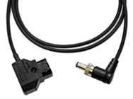 Marshall Electronics V-PAC-DC 3' Anton-Bauer Power Tap to Locking R/A Coax Adapter Cable