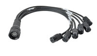 Lex EGBO100-STG-515 6' Break-Out Male LSC19 to Female NEMA 5-15 Cable