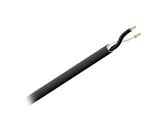 West Penn 25227BBK0500 500' 12AWG 2-Conductor Stranded Plenum Audio Cable, Extra Flexible, Black