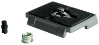 Manfrotto 200PL Quick Release Plate with 1/4" Screw and Rubber Grip