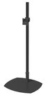 Low-Profile Single-Pole Floor Stand with 60" Black Pole