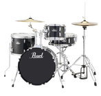 Pearl Drums RS505C/C31 5-Piece Drum Set in Jet Black with Cymbals and Hardware